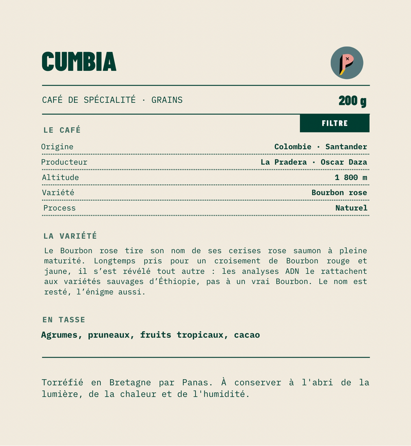 CUMBIA — fiche détaillée